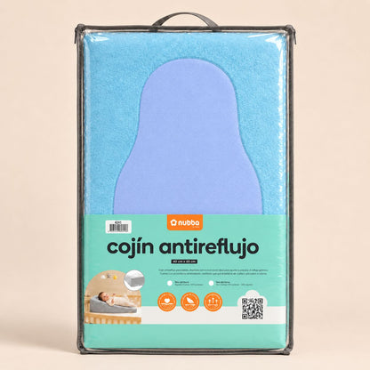 Cojín Antirreflujo para Bebé Nubba – Azul Cielo