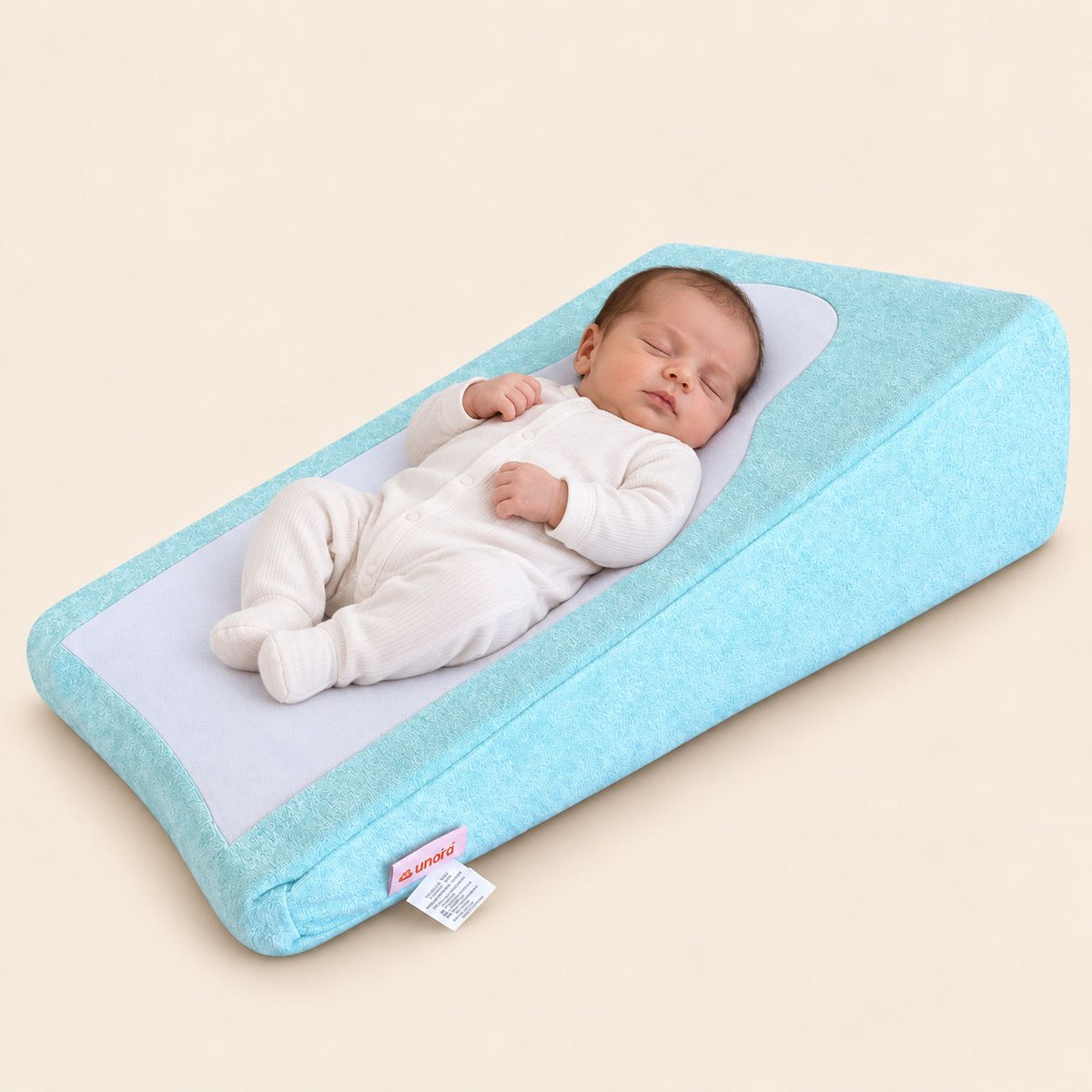 Cojín Antirreflujo para Bebé Nubba – Azul Cielo