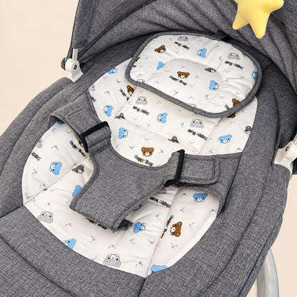Mecedora Eléctrica para Bebé Happy Bear – Gris