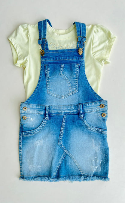 BRAGA DENIM CON CAMISETA