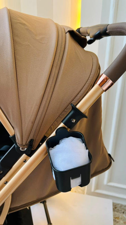 Coche Kidilo Coffee café para bebé con asiento acolchado y canasta inferior
