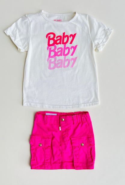 CONJUNTO TIPO DENIM 3 PIEZAS