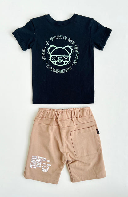 SET INFANTIL CON ESTAMPADO DIVERTIDO AMÉN