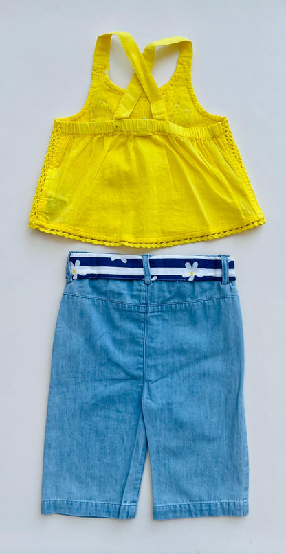 CONJUNTO TEJIDO CAPRI DENIM