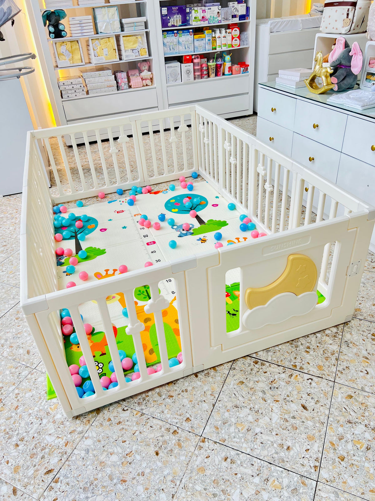 CORRAL DE JUEGOS NUBES MARFIL