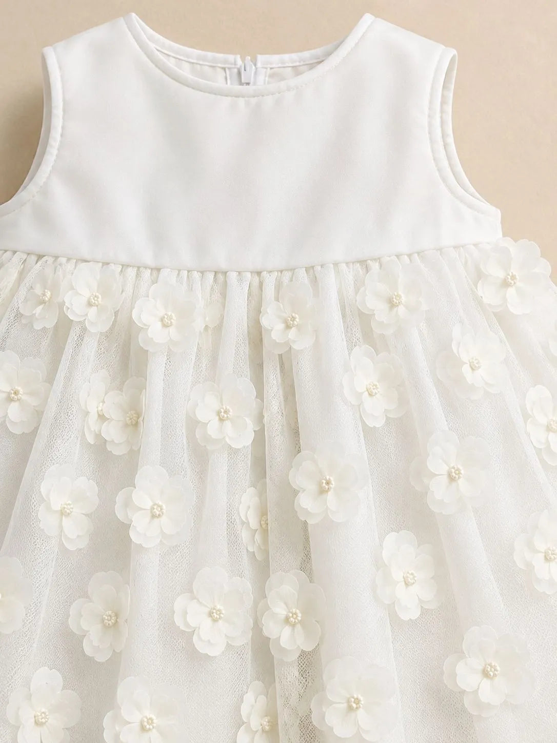 VESTIDO TULL FLORES- BORDINO