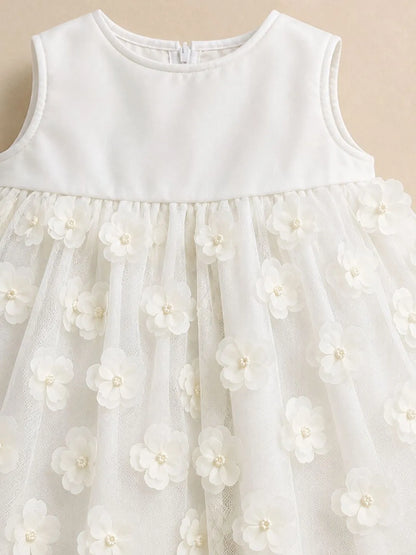 VESTIDO TULL FLORES- BORDINO