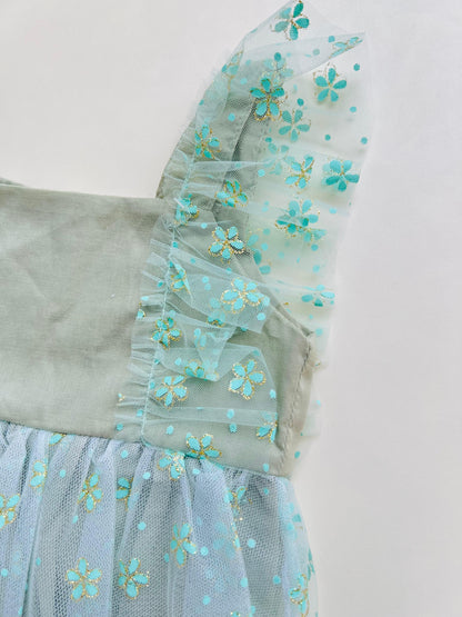 ASOLEADOR FLORAL TUTU CON CINTILLO