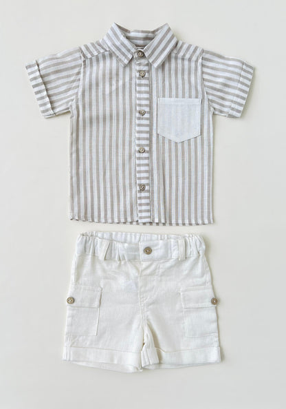 CONJUNTO ELEGANCE LINO  - BEBÉ FELIZ