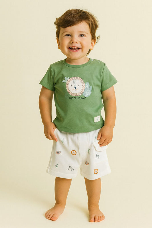 CONJUNTO REY DE LA SELVA BEBÉ FELIZ