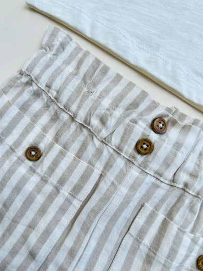 CONJUNTO INFANTIL A RAYAS