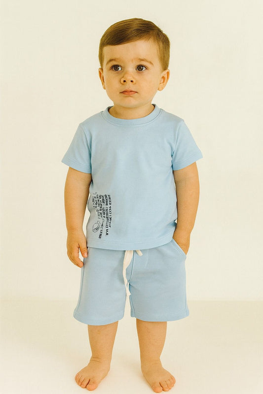 SET INFANTIL CON ESTAMPADO DIVERTIDO AMÉN