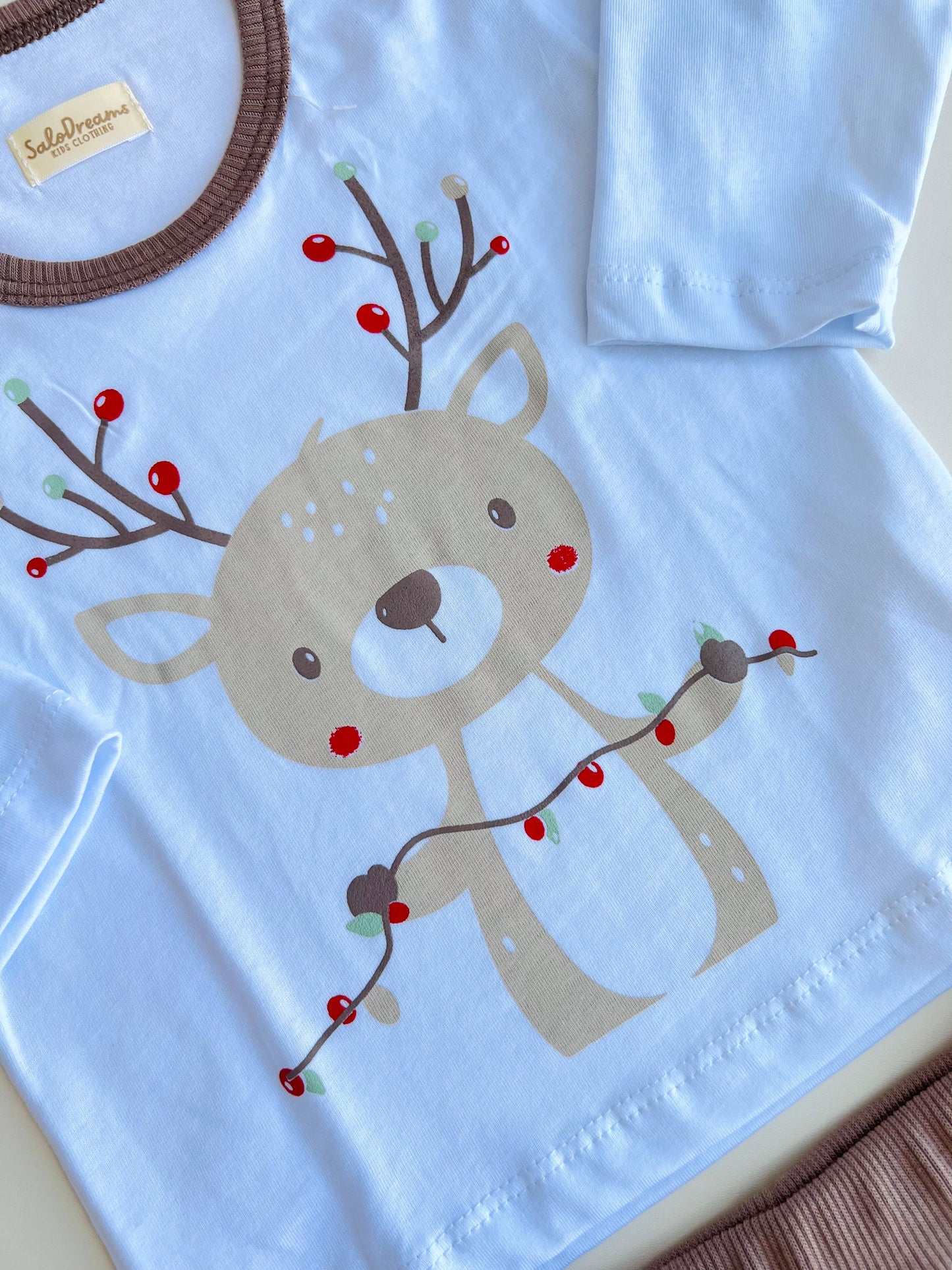 PIJAMA NAVIDEÑA DE ALGODÓN SALO DREAMS