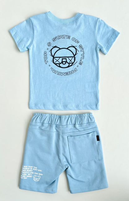 SET INFANTIL CON ESTAMPADO DIVERTIDO AMÉN