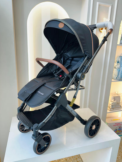 COCHE PASEADOR PLEGABLE MARTIN@S CON PAÑALERA NEGRO