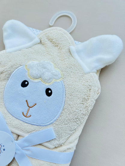 TOALLA BABY CON CAPUCHA ANIMALS