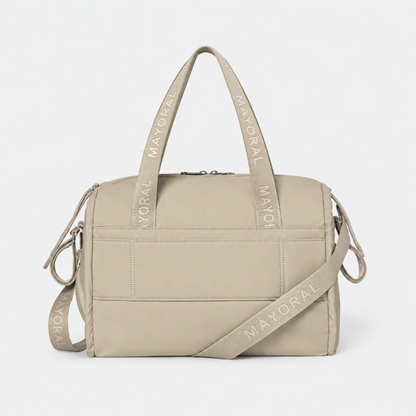 Bolso Pañalera Mayoral Beige Impermeable