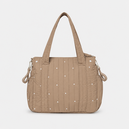 Bolso Pañalera Mayoral Canela con Cambiador y Mochila