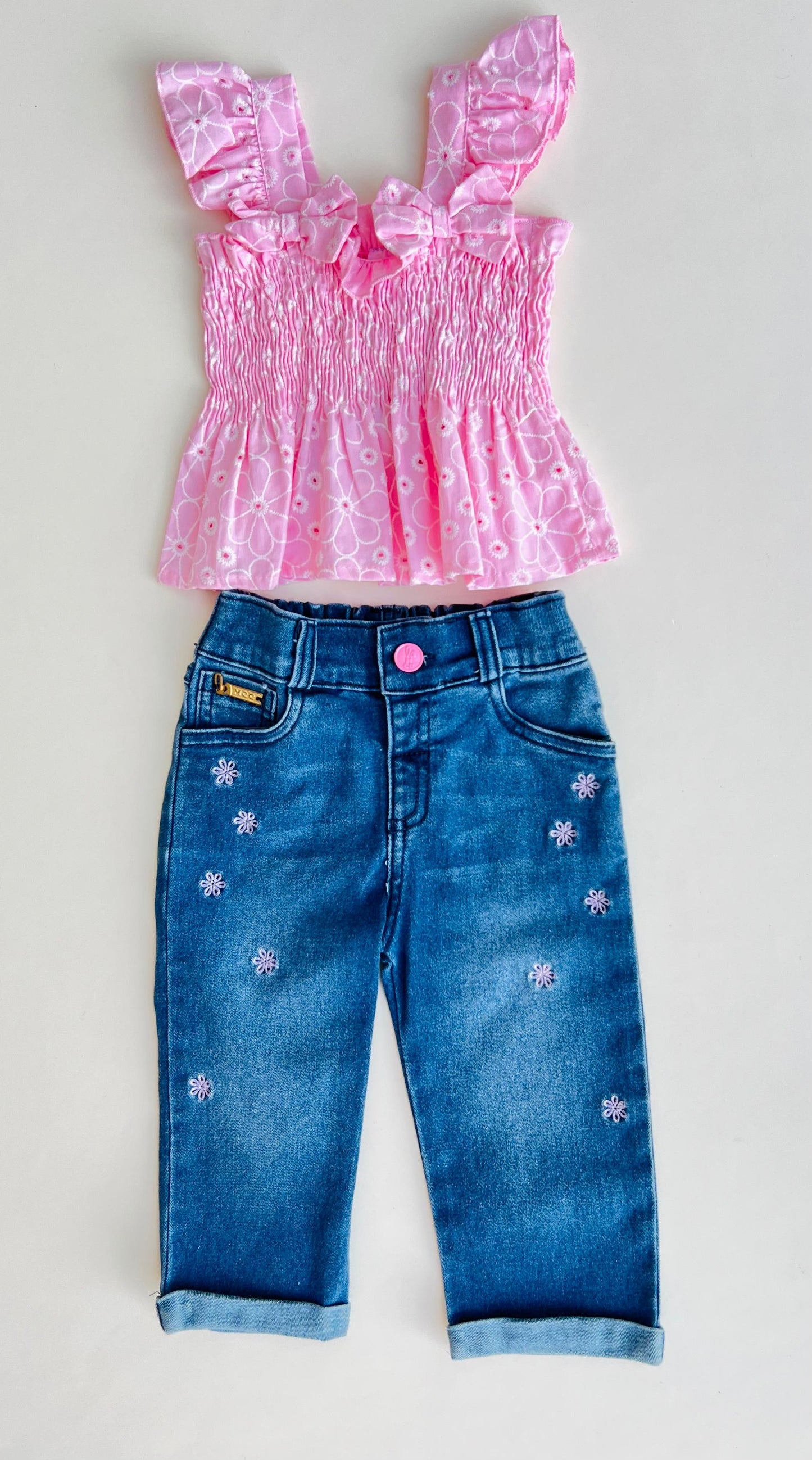 CONJUNTO DENIM PINK