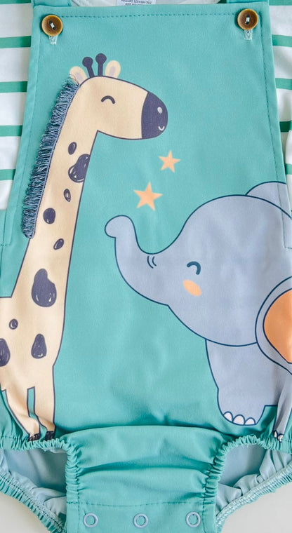 SET ENTERIZO JIRAFA Y ELEFANTE