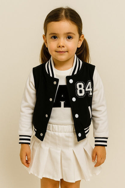 Conjunto Varsity Black & White – 3 Piezas Avalon