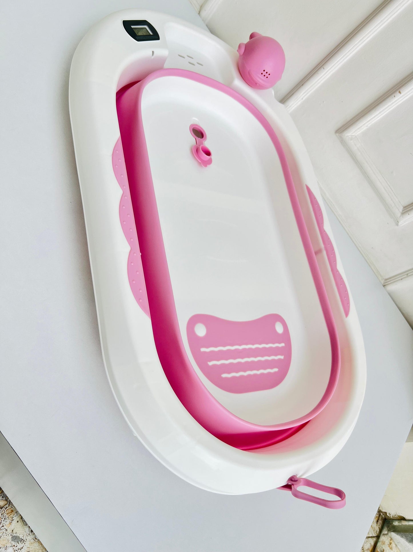BAÑERA PLEGABLE BALLENA SENCILLA ROSA