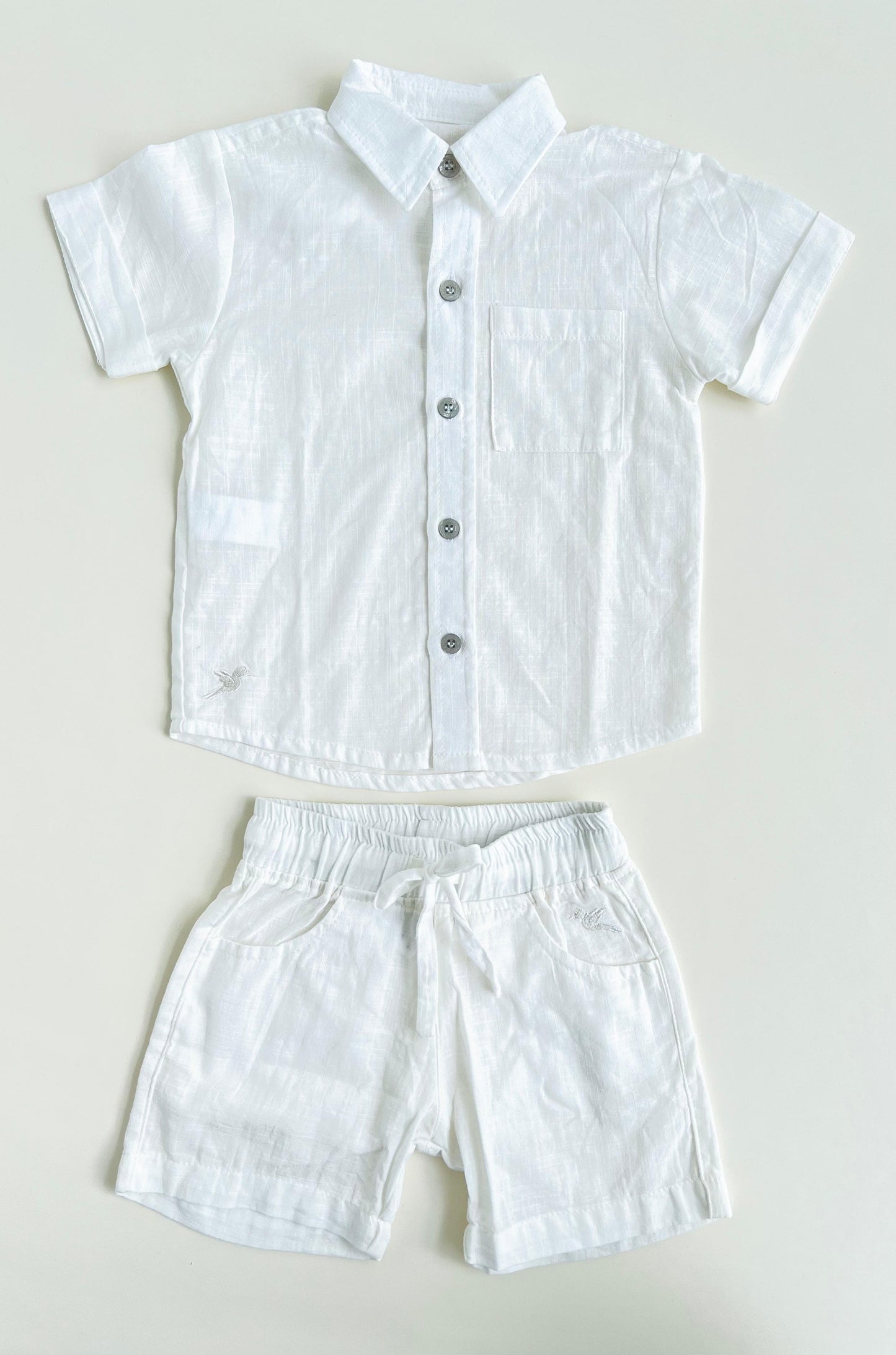 CONJUNTO ELEGANT LINO BLANCO