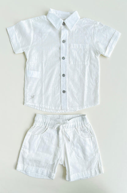 CONJUNTO ELEGANT LINO BLANCO
