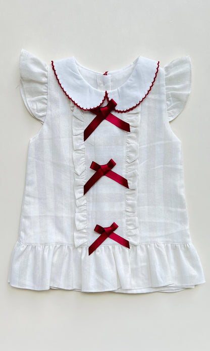VESTIDO TRES LAZOS BEBE FELIZ