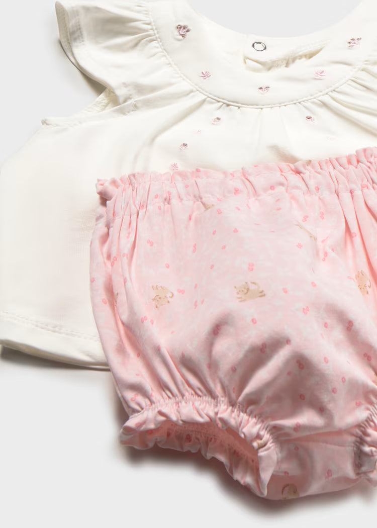 CONJUNTO 4 PIEZAS PARA RECIEN NACIDA