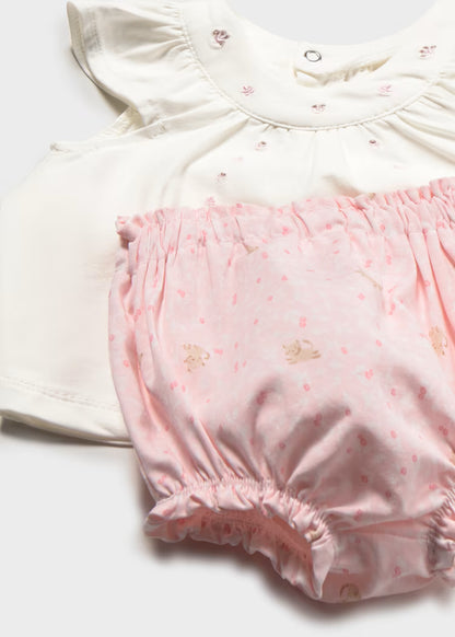 CONJUNTO 4 PIEZAS PARA RECIEN NACIDA