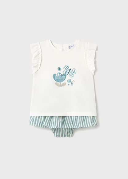 CONJUNTO FALDA Y CAMISETA MARIPOSA MAYORAL