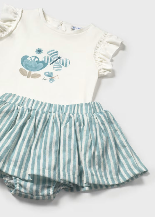 CONJUNTO FALDA Y CAMISETA MARIPOSA MAYORAL
