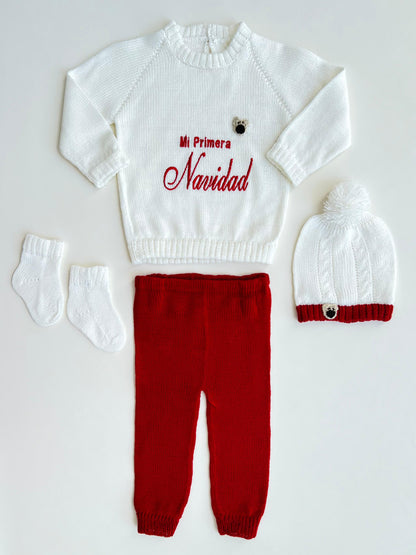 SET MI PRIMERA NAVIDAD 4 PIEZAS