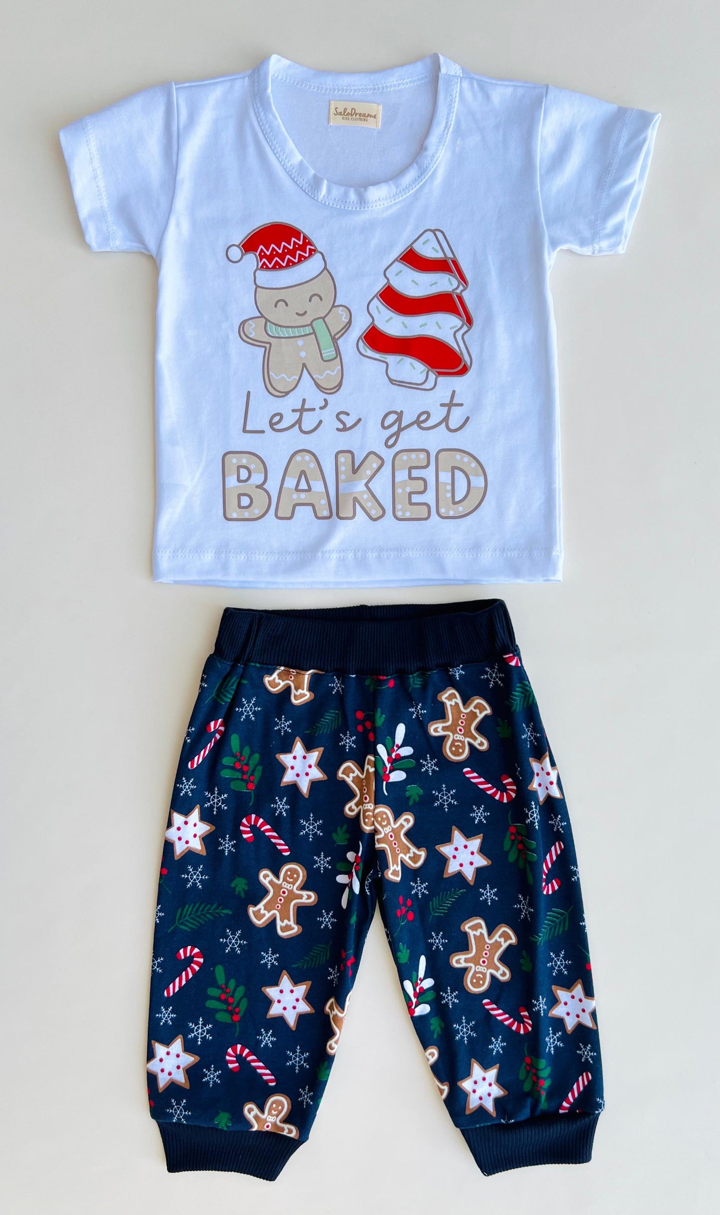 PIJAMA NAVIDEÑA DE ALGODÓN SALO DREAMS