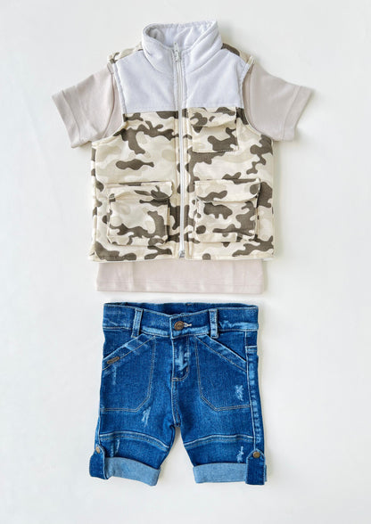 CONJUNTO 3 PIEZAS CHALECO EXPLORER