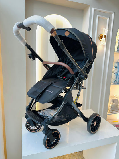 COCHE PASEADOR PLEGABLE MARTIN@S CON PAÑALERA NEGRO