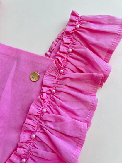CONJUNTO CON VOLANTES TULIPANES