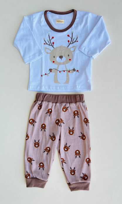 PIJAMA NAVIDEÑA DE ALGODÓN SALO DREAMS