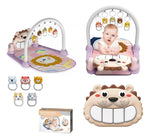 GIMNASIO MUSICAL LEON BABY PIANO ROSADO