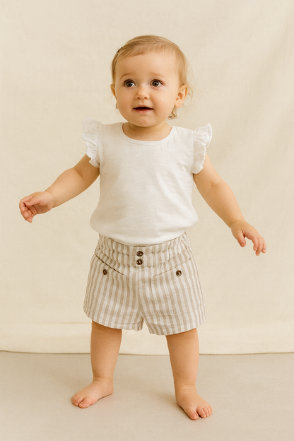 CONJUNTO INFANTIL A RAYAS
