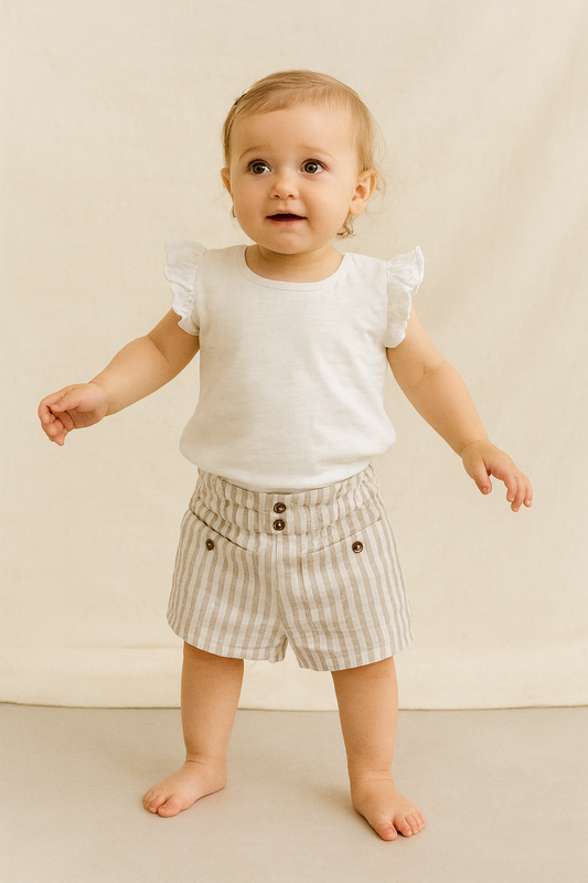 CONJUNTO INFANTIL A RAYAS