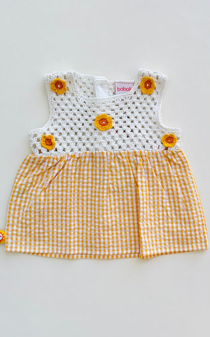 VESTIDO TEJIDO GIRASOLES