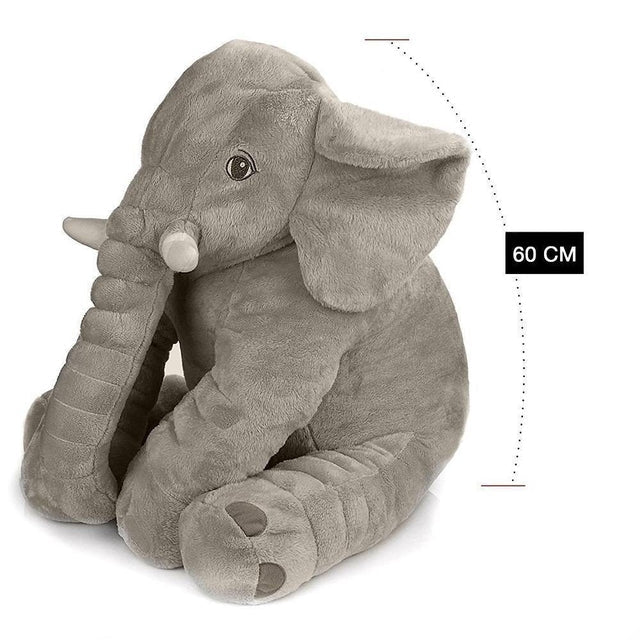 PELUCHE ELEFANTE ALMOHADA ANTIREFLUJO CON ILUMINACIÓN - 100% ANTIALÉRGICO COLOR GRIS