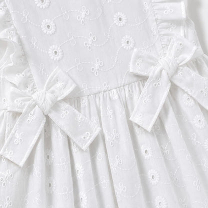 VESTIDO OJALILLO- BEBE FELIZ