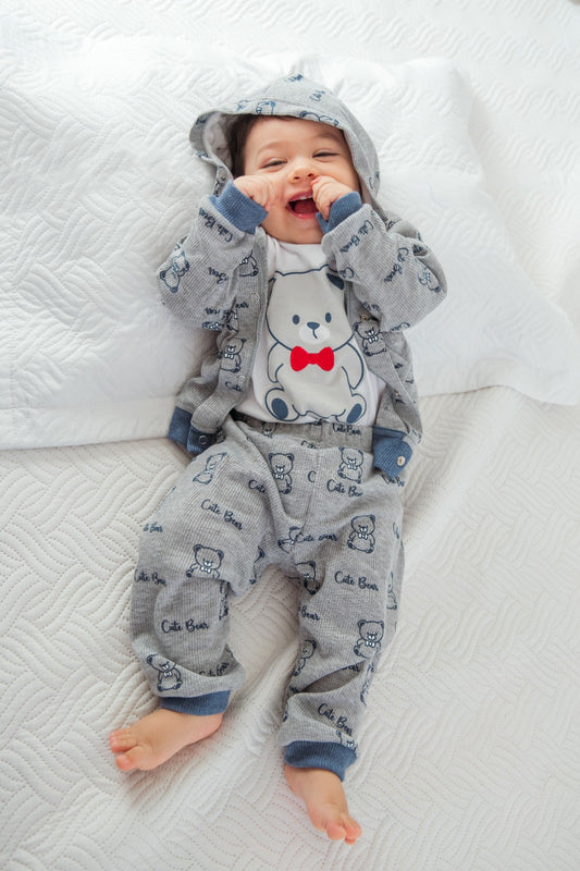 Conjunto “Cute Bear” para bebé 3 piezas
