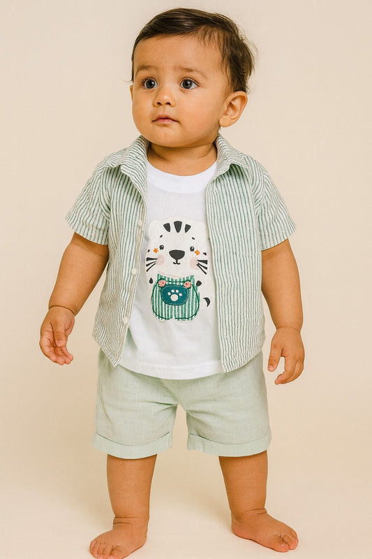 CONJUNTO CEBRITA A RAYAS