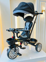Triciclo Evolutivo Babycuchi – Negro Premium con Rines Cromados