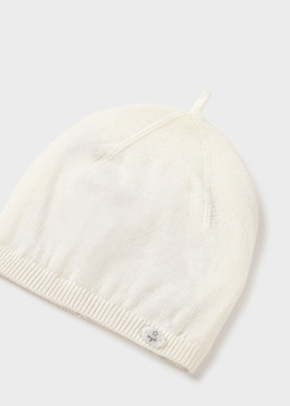 CONJUNTO POLAINA Y JERSEY TRICOT + GORRO - PARA BEBÉ RECIEN NACIDO