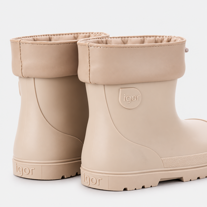 Parte posterior de botas Igor Mendi beige